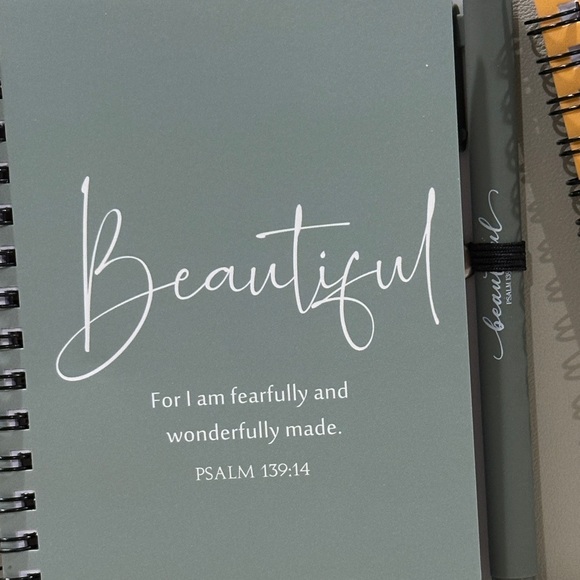 Bible Verse Notebook Trio & Pens  Loved - John Brave - Joshua Created - Genesis - Picture 10 of 13